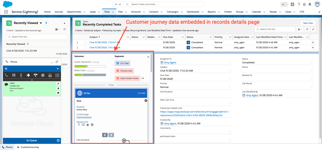 Genesys Cloud組み込みクライアントにおけるカスタマージャーニー Genesysクラウドリソースセンター